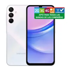 SAMSUNG - Galaxy A15 LTE 128GB Light Blue Cámara 50MP Pantalla Super AMOLED