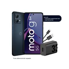 SAMSUNG - Motorola Moto G84 256GB 8GB RAM Negro Pantalla pOLED 120Hz Cámara 50MP OIS