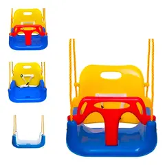 BLLOQ - Columpio Silla 3 En 1 Ajustable Portátil Niños Asiento Bebé