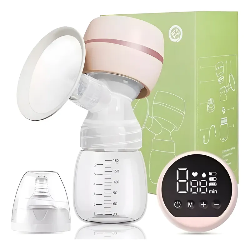BLLOQ - Saca Leche Extractor Materno Electronico 180ml Color Rosa
