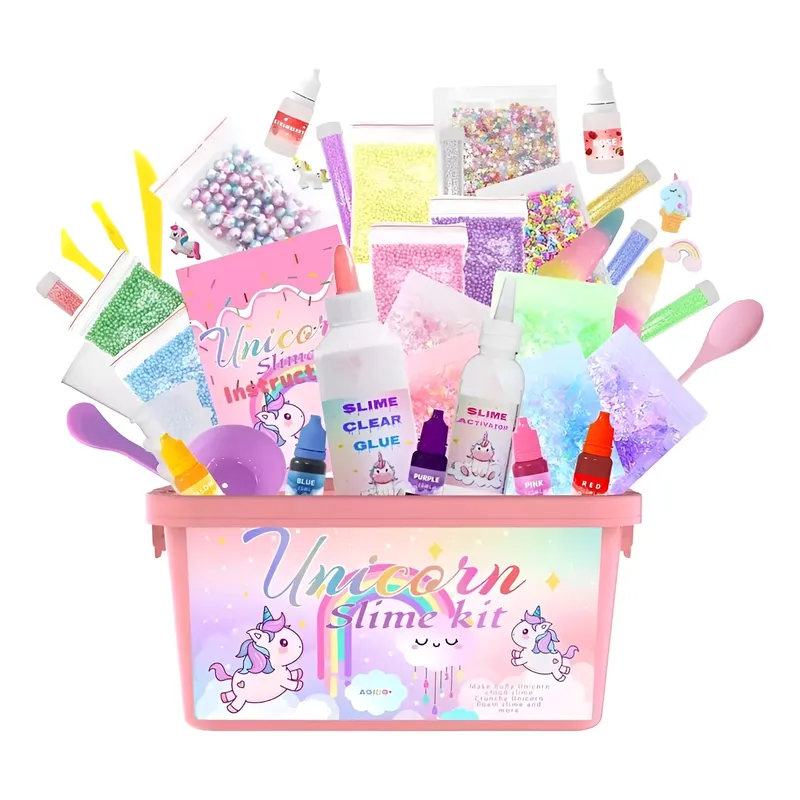 TOYUN TOYUN - Kit Para Hacer Slime Unicornio Incluye Todos Los Accesorios