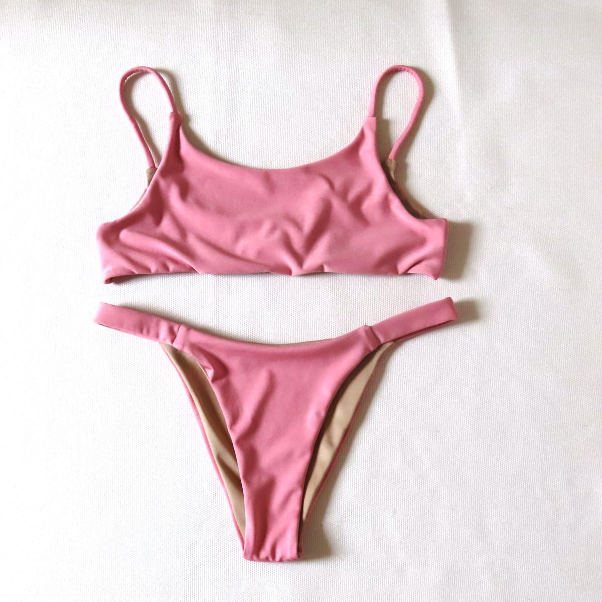 CREA PRINT - Traje de Baño Bikini Mod AMAZONA Top estilo deportivo