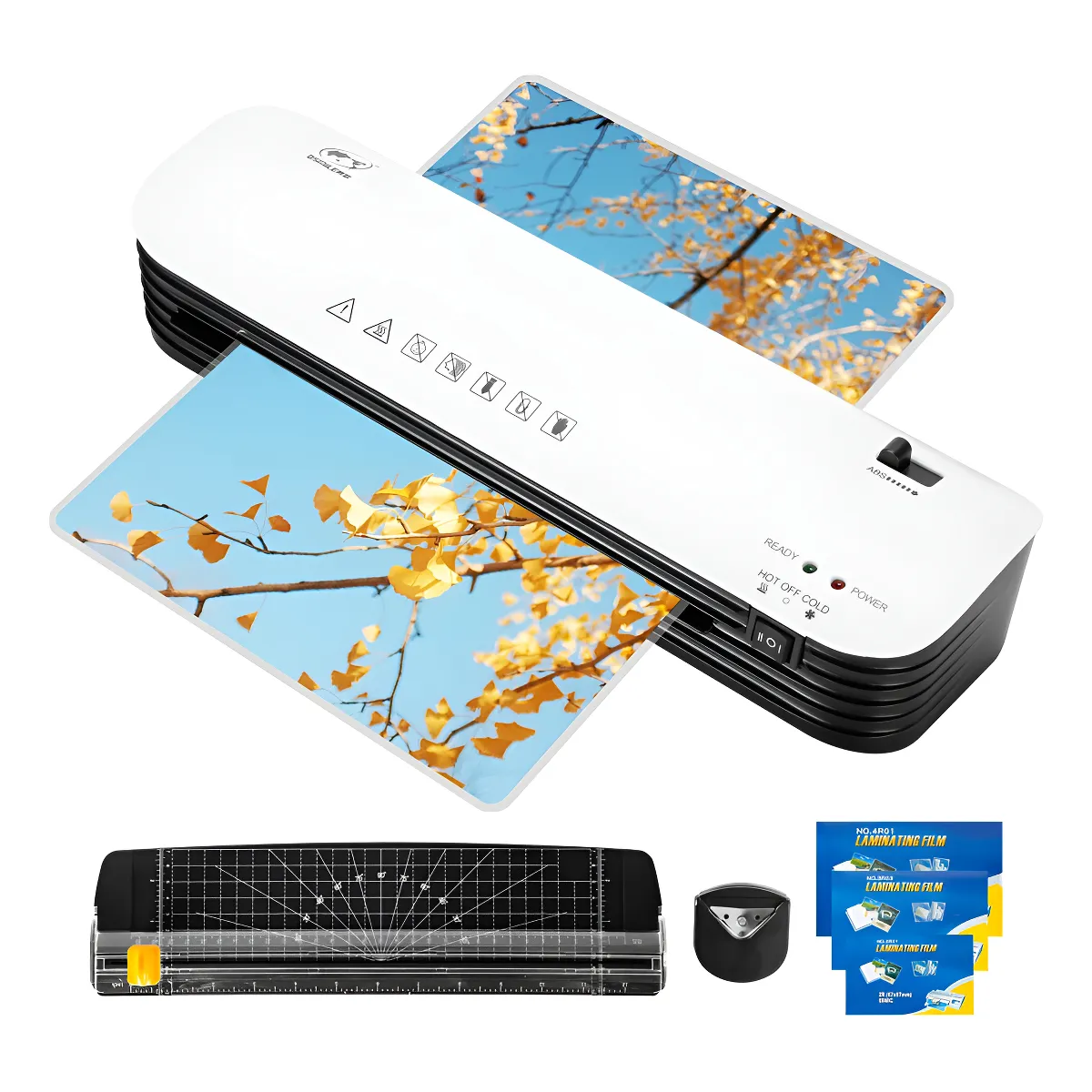 U BUY - Termolaminadora Plastificadora +cortador De Papel +300 Micas