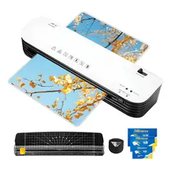 U BUY - Termolaminadora Plastificadora +cortador De Papel +300 Micas