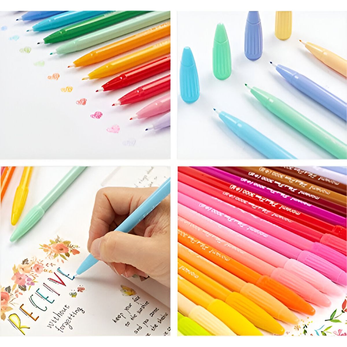 MONAMI - Set Marcadores Monami Plus Pen 3000 24 Colores