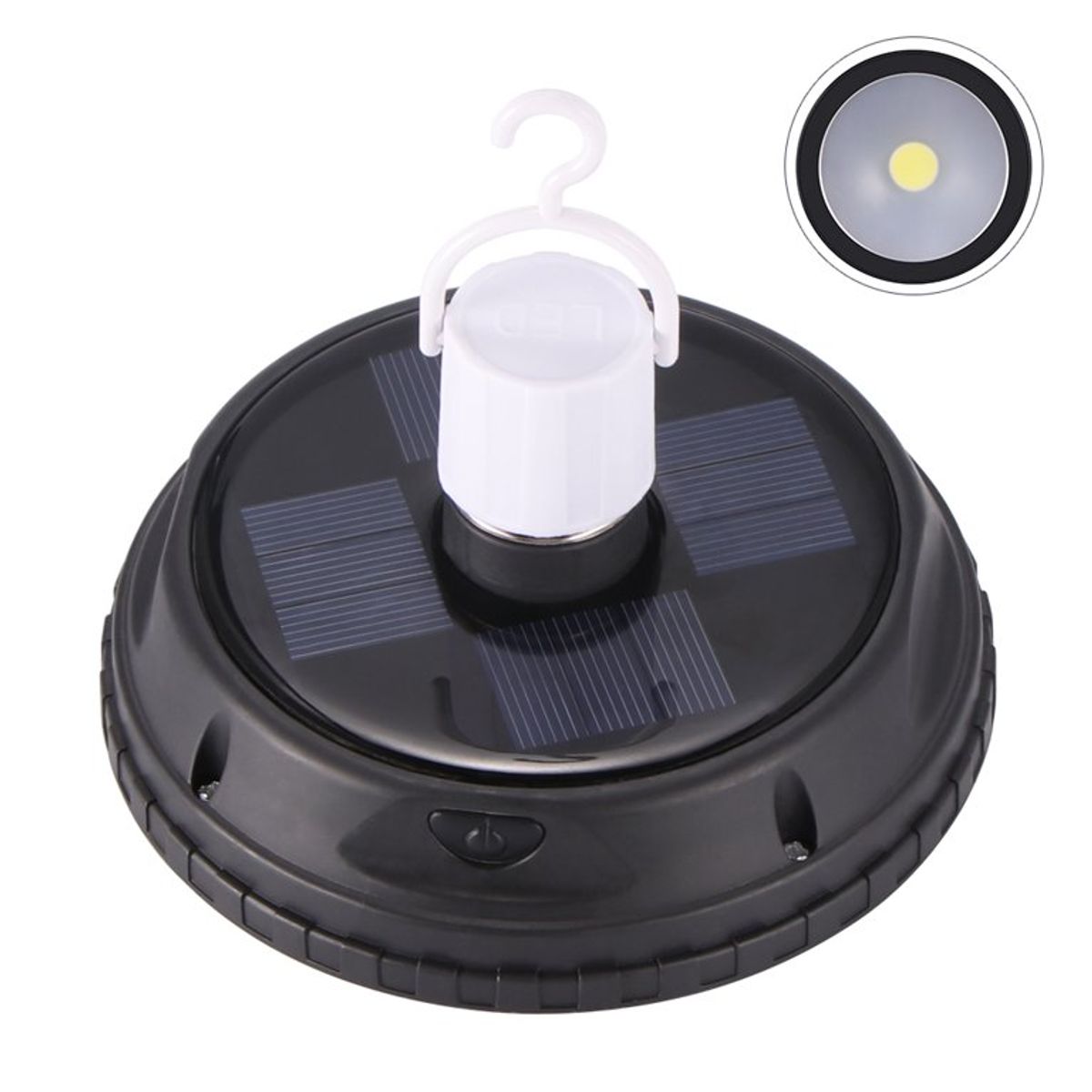 GENERICO - Ampolleta Solar Y Recargable Usb 10w Tipo Ufo E27 1200ma 4h