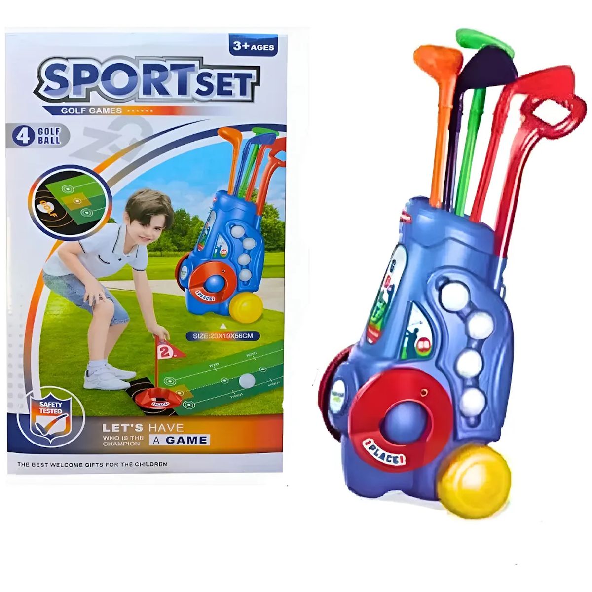 GENERICO - Juguete Set De Golf Mini Carrito Para Niños