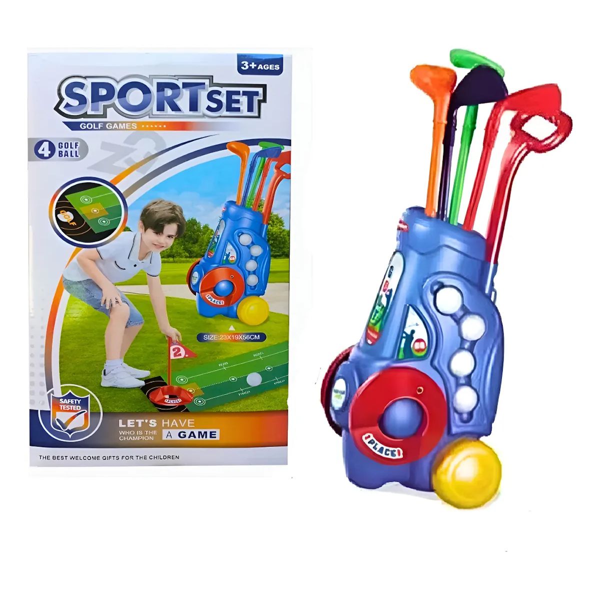 GENERICO - Juguete Set De Golf Mini Carrito Para Niños