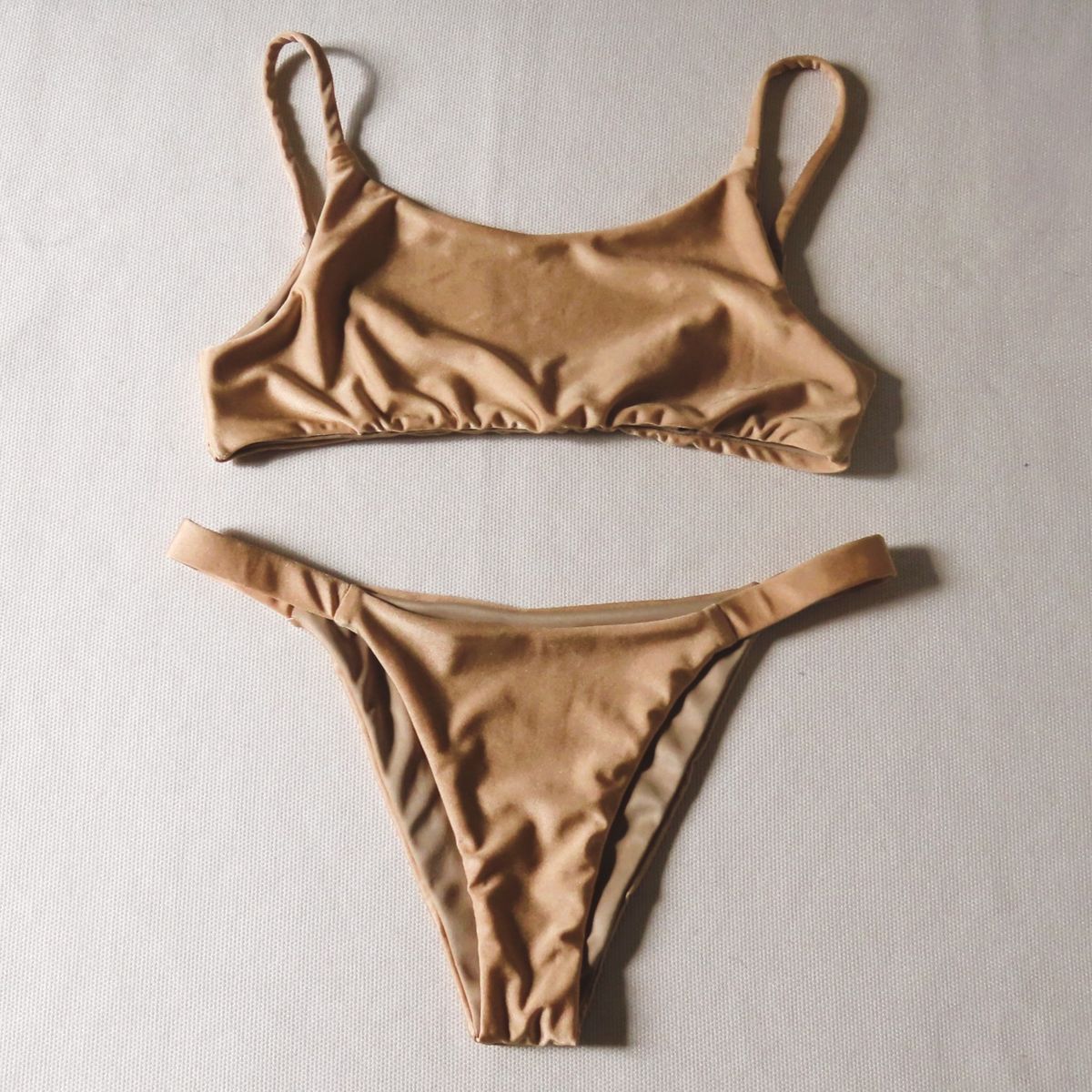 CREA PRINT - Traje de Baño Bikini Mod AMAZONA Top estilo deportivo