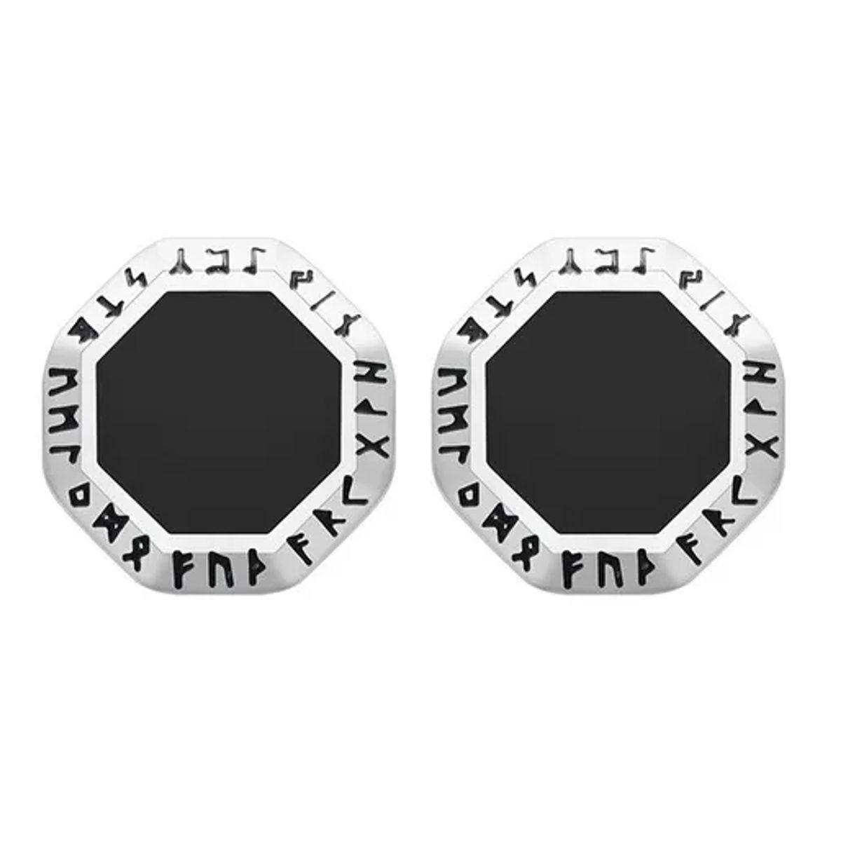 GENERICO - Aros Vikingos Punk Circulo Runas Vikingas Hombre Mujer