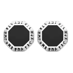 GENERICO - Aros Vikingos Punk Circulo Runas Vikingas Hombre Mujer