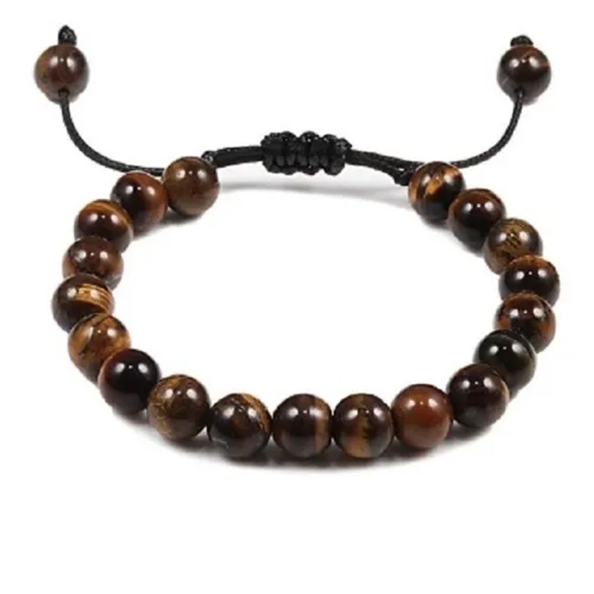 GENERICO - Pulsera De Ojo De Tigre Hombre Mujer Ajustable Royal Madriz