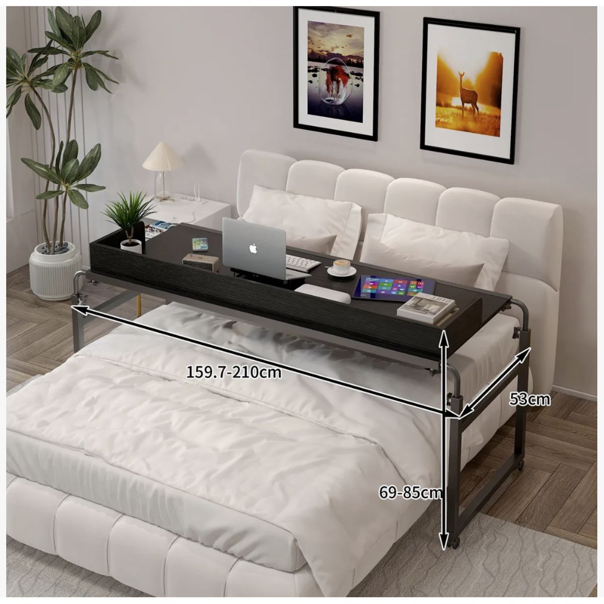 HOMER DESIGN - Escritorio Homeoffice Sobre Cama Multifuncional Ajustable