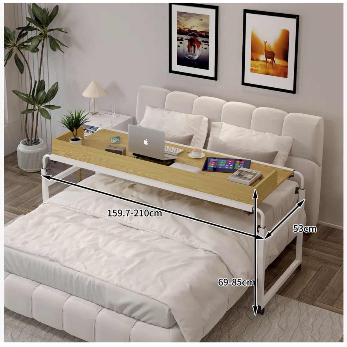 HOMER DESIGN - Escritorio Homeoffice Sobre Cama Multifuncional Ajustable