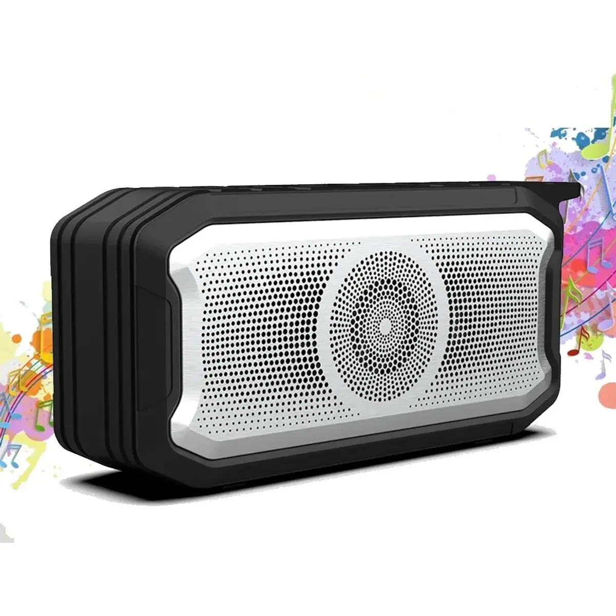 BLUEDREAMER - Parlante Bluetooth Sound Inalámbrico USB IPX7 Portátil Negro