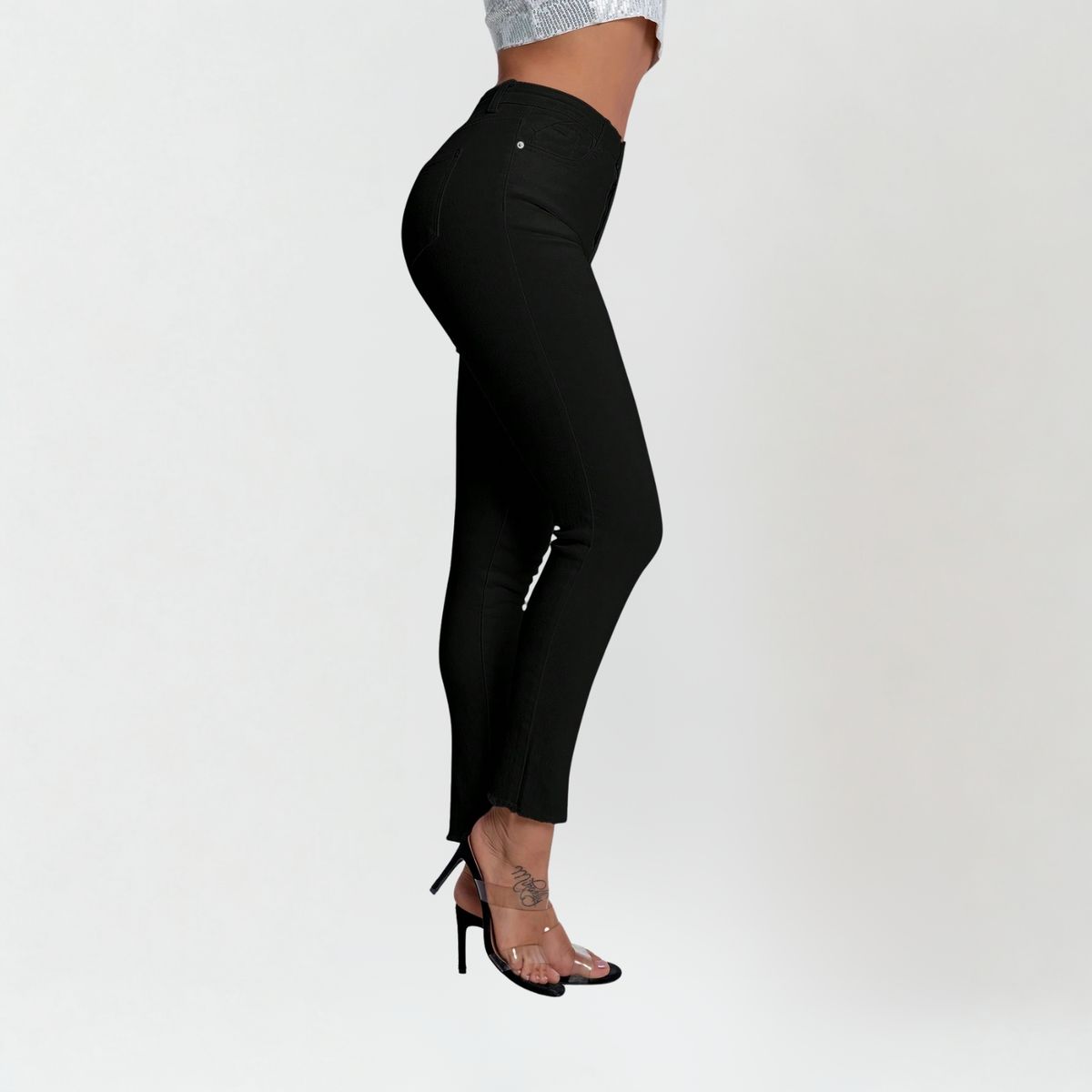 DESNIVEL - Pantalon de Mujer Leggins Elasticados Jeans Lisos