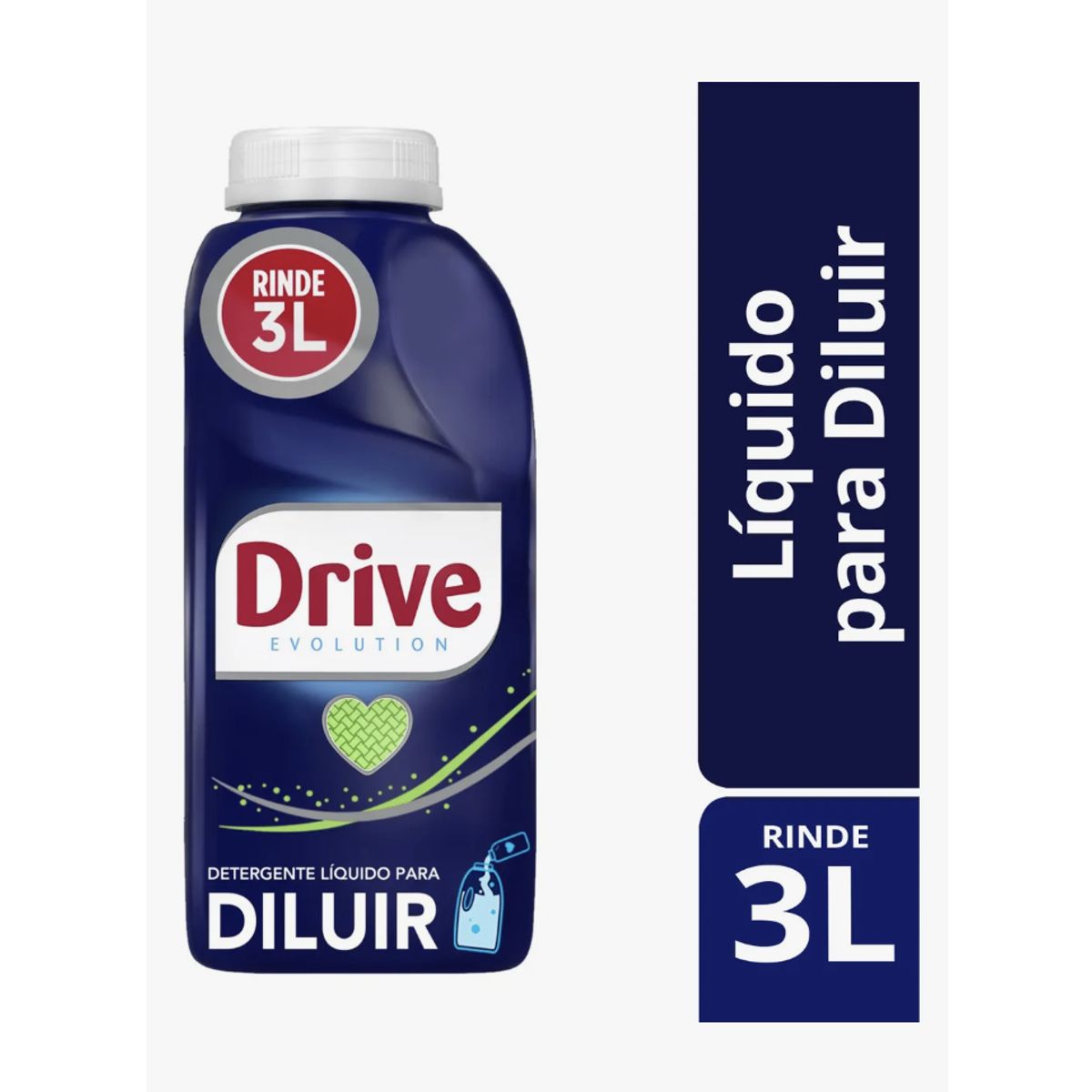 DRIVE - Detergente Drive Líquido Para Diluir 500ml Hasta 60 Lavados