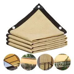 KUANGYE - Toldo Vela Terraza 5x4 Metros Lona Sombreadora Toldo Jardin