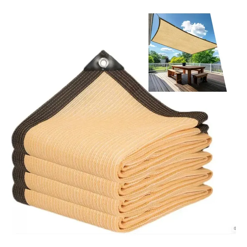 KUANGYE - Lona De Malla De Sombra Red Bloqu 4x5m Tasa De Sombreado 90%