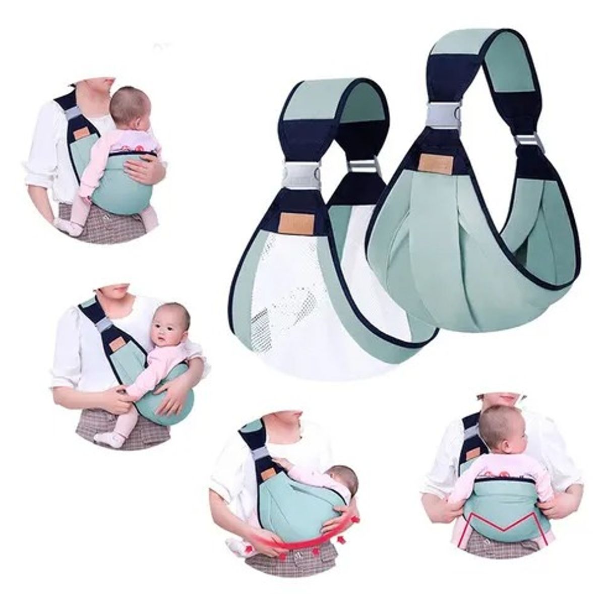 GENERICO - Mochila Portabebés Tipo Canguro Ideal Para Bebés De 0 A 48 M