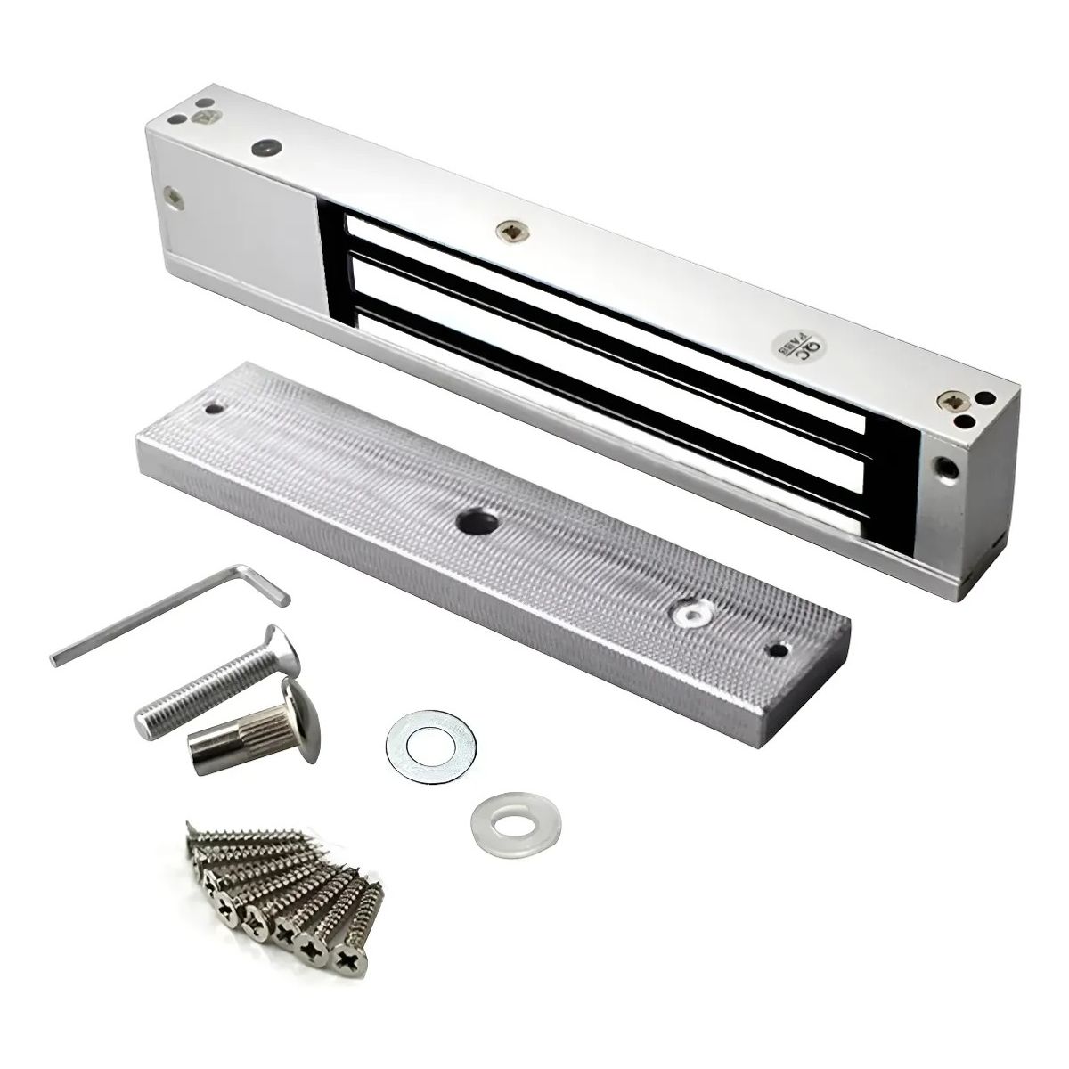 GENERICO - Cerradura Magnética Electromágnetica 180kg 12v