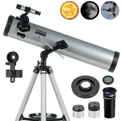 KUANGYE - Telescopio Astronómico Profesional Reflect Hd 700 Mm X 76mm