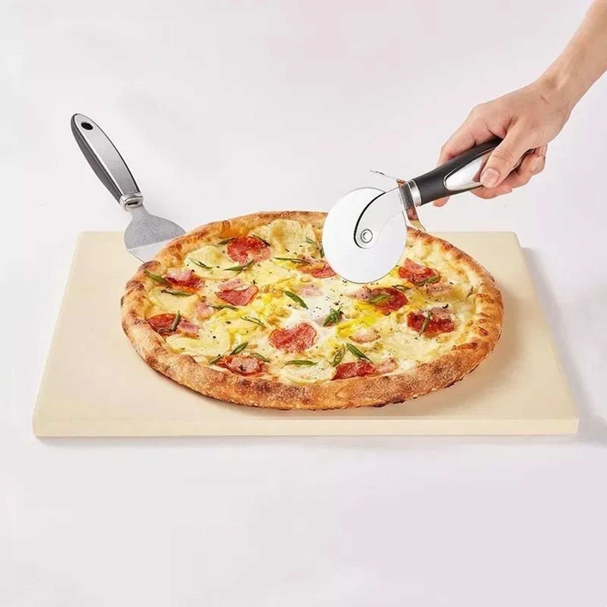 GENERICO - Piedra Para Pizza 38x30cm Ideal Horno Casa