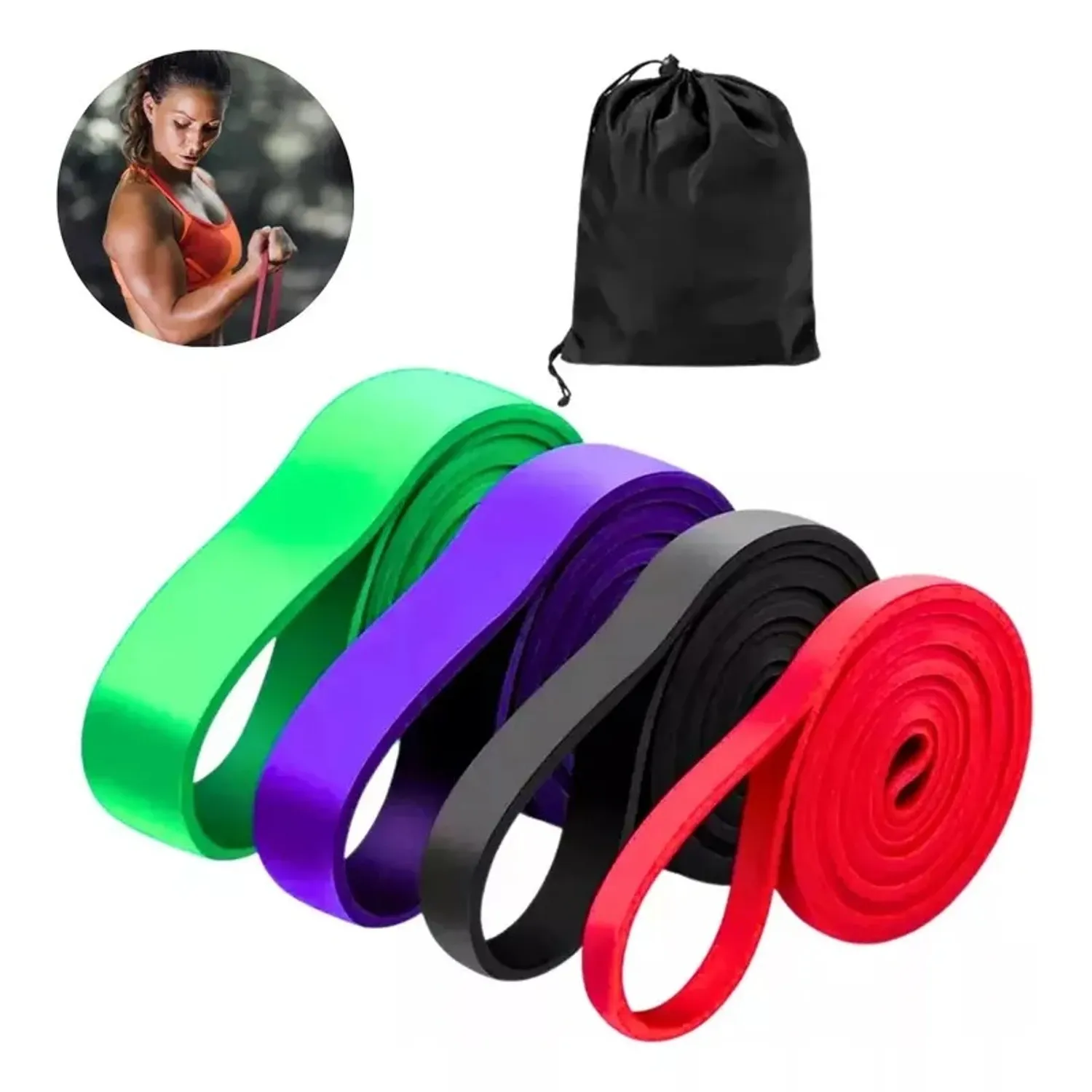 GENERICO Banda Circular Elásticas Resistencia Calistenia set De