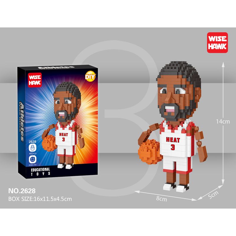 DANWEILE - Rompecabezas de partículas pequeñas de estrellas de la NBA