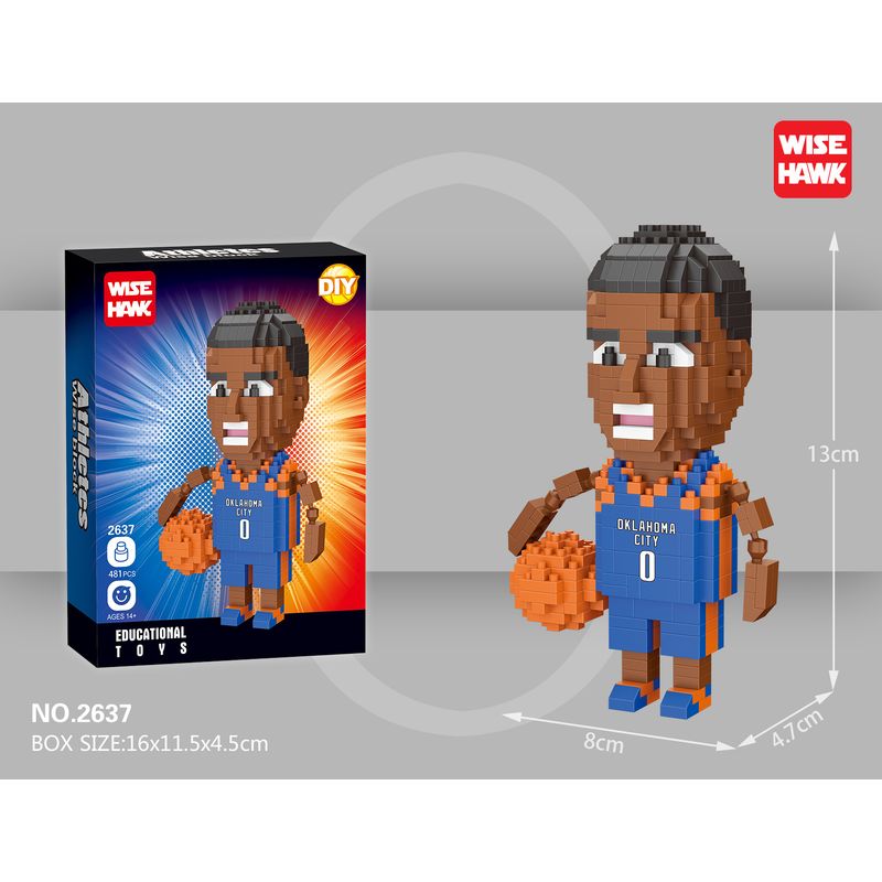 DANWEILE - Rompecabezas de partículas pequeñas de estrellas de la NBA