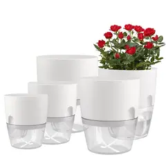 KUANGYE - Maceteros Autorregante Set 4 Unidades