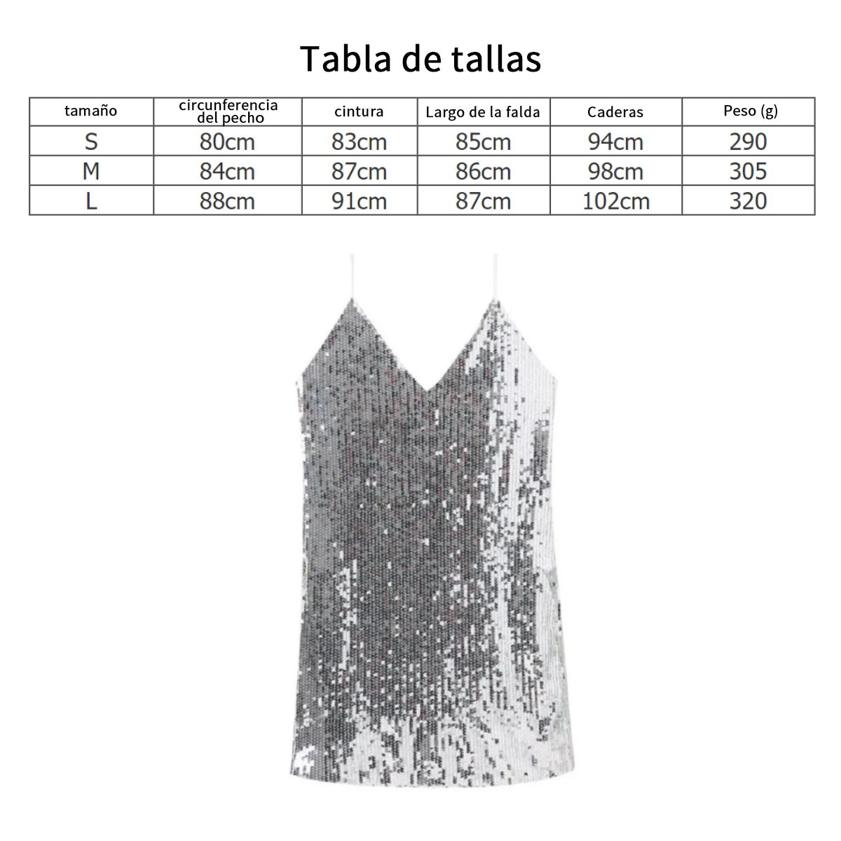 ATURE - Tendencia De La Moda Lentejuelas Sexy Slimming Halter Vestid