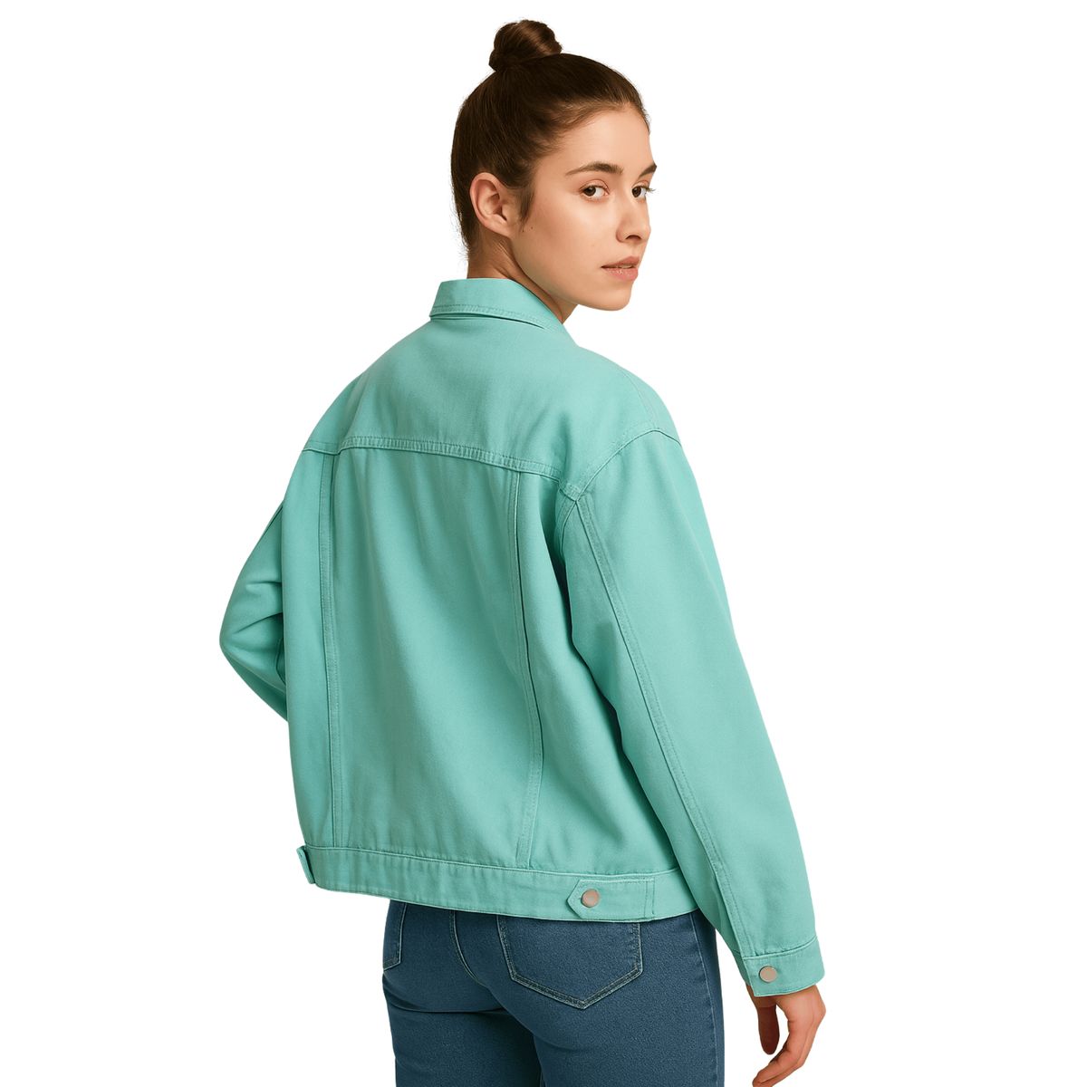 D'JOE - Chaqueta Mezclilla Oversize Mujer Rumania