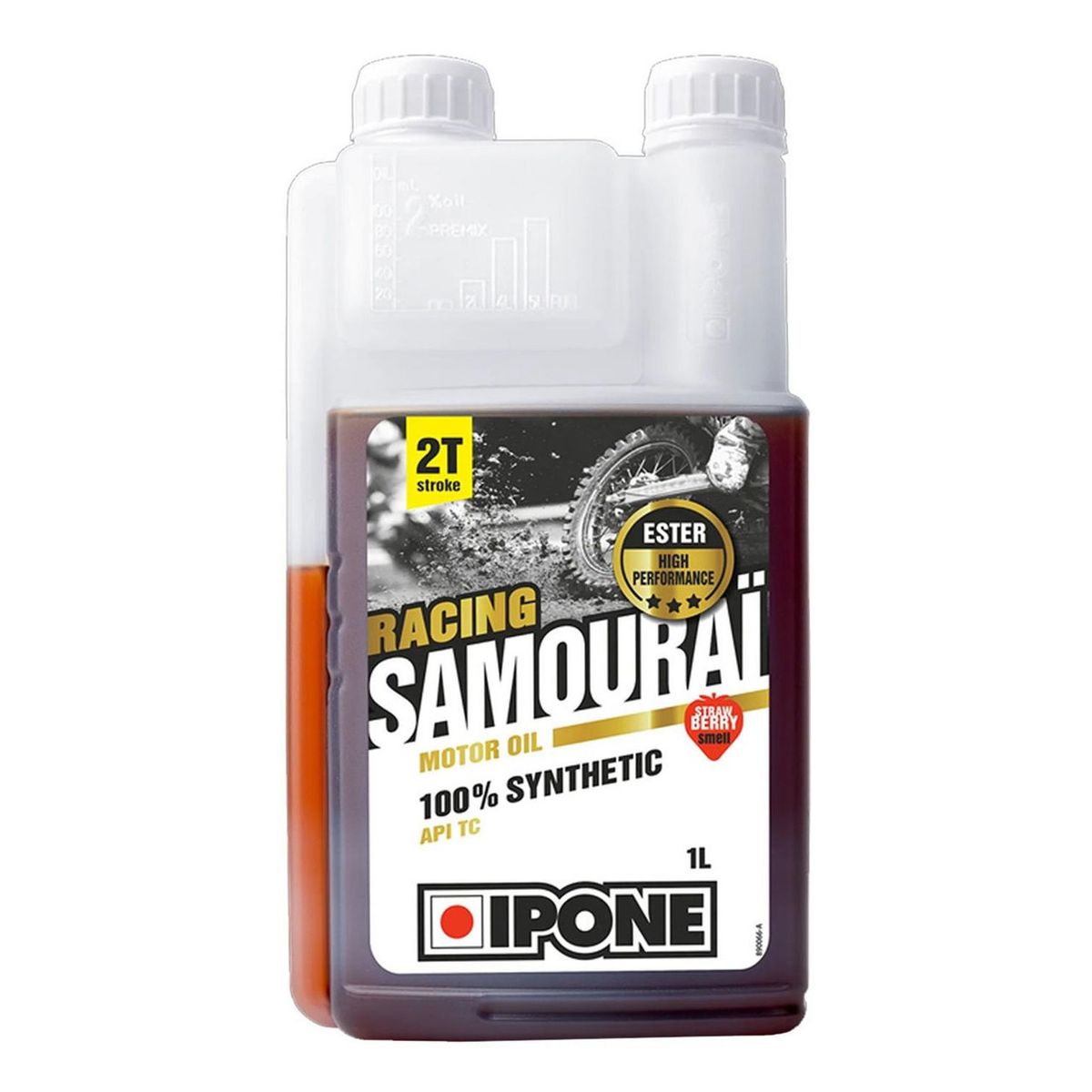 IPONE - Aceite Ipone 100% Sintetico Racing Samurai 2t