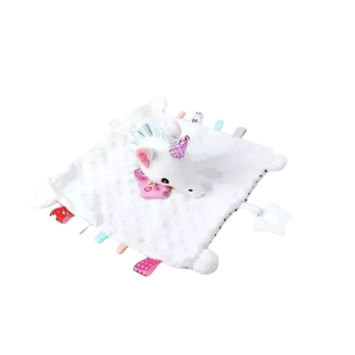 GENERICO - Tuto Apego Unicornio Calmante Suave Con Mordedor Para Bebé