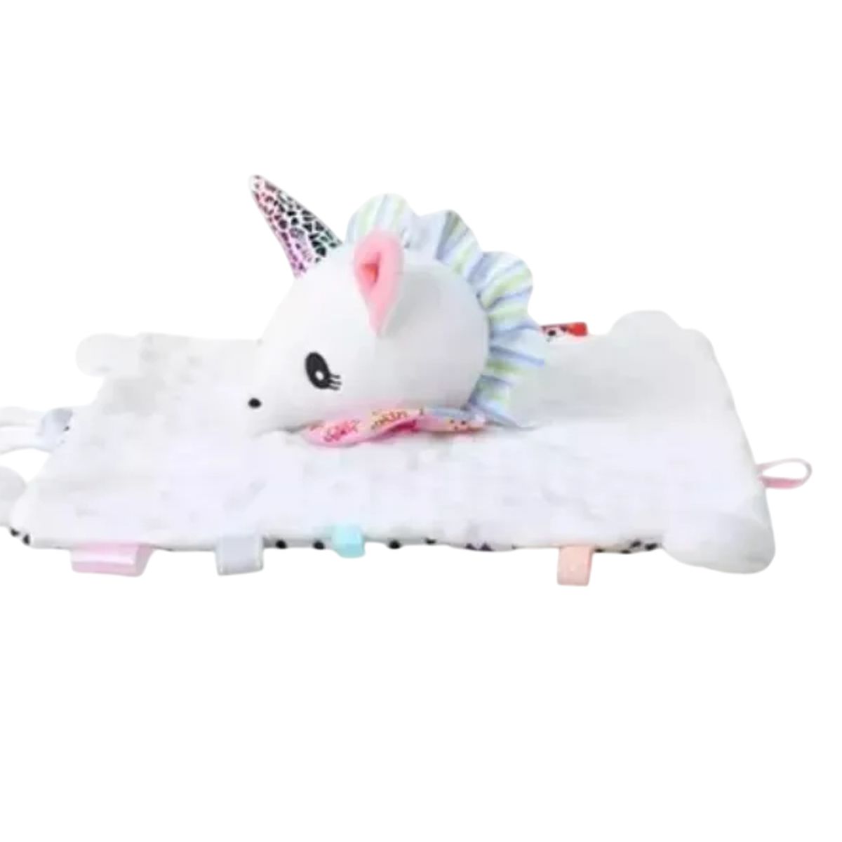 GENERICO - Tuto Apego Unicornio Calmante Suave Con Mordedor Para Bebé