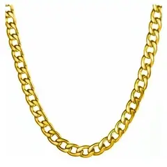 GENERICO - Collar Cadena Grumet Estilo Cubano Hombre Grueso 60cmx11mm