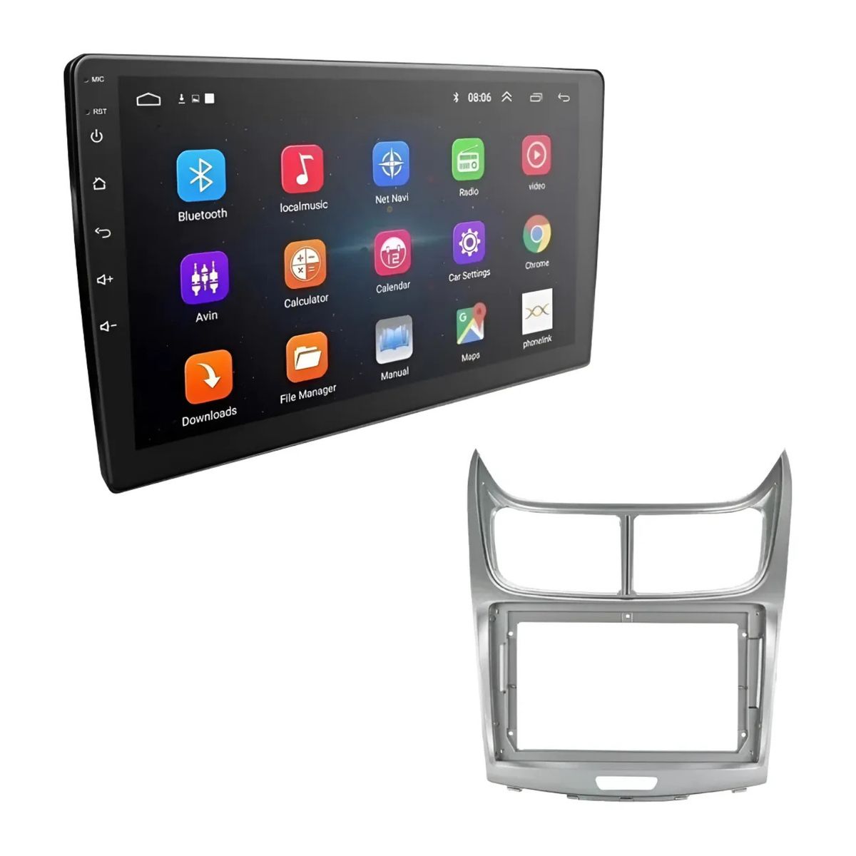 GENERICO - Radio Carplay Chevrolet Sail 2004-2007 9 Pulgadas 4gb+64gb