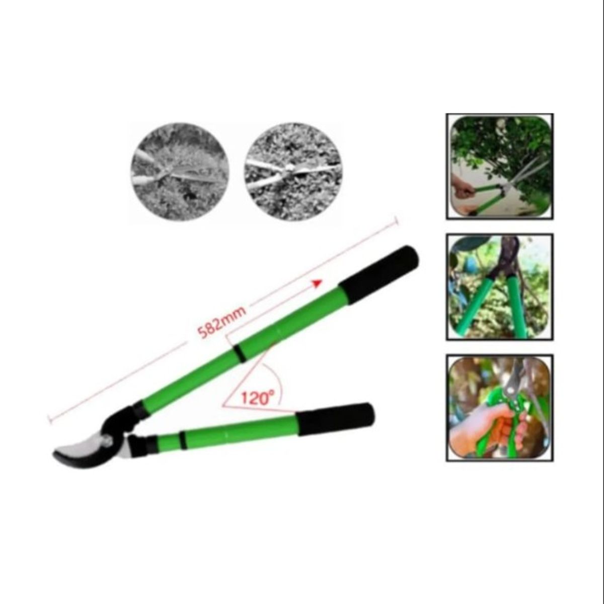 GENERICO - Tijera De Jardineria Con Mango Gruesos 582mm