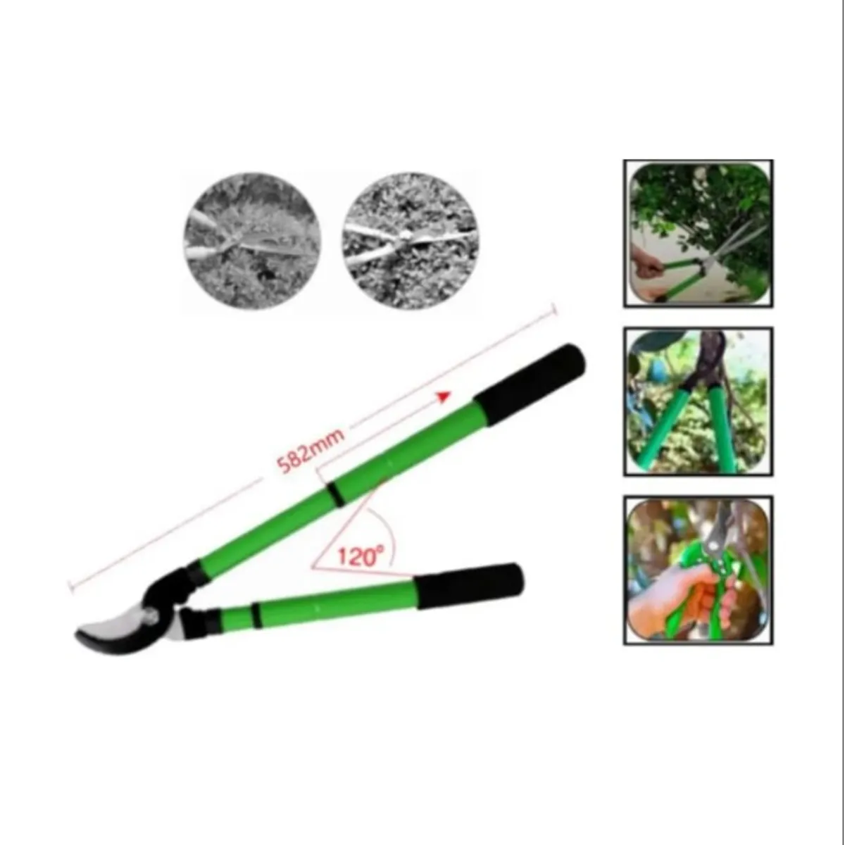 GENERICO - Tijera De Jardineria Con Mango Gruesos 582mm