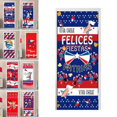 GENERICO - Funda De Puerta Decoración Fechas Patrias Elástica 210x105cm