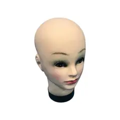 GENERICO - Cabeza Exhibidora Femenina Beige Gms