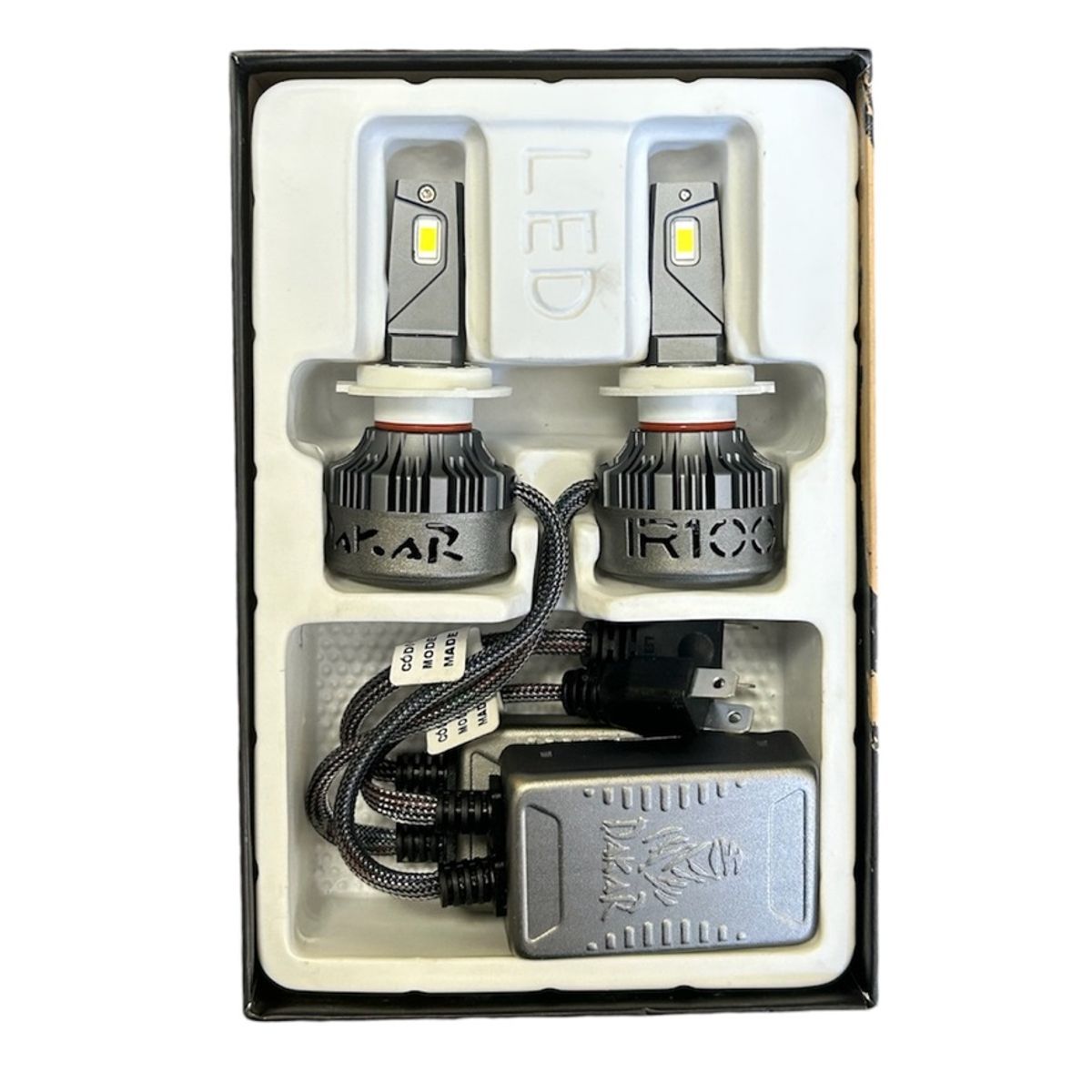 KOBO - Kit Ampolletas Turbo Led Canbus H7 45000Lm Dakar Ir100