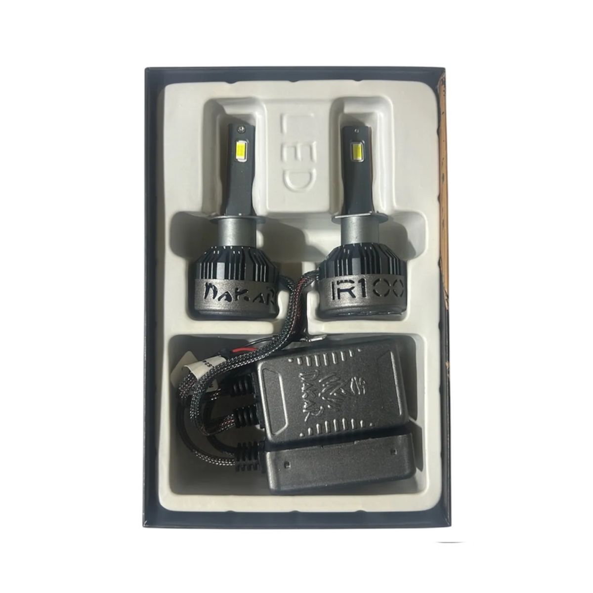 KOBO - Kit Ampolletas Turbo Led Canbus H1 45000lm Dakar Ir100