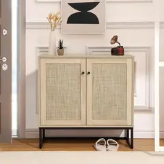 PANDALINO - Mueble Buffet Morril Natural - Almacenamiento y Estilo