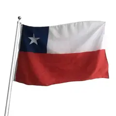 AAYO MODA - Bandera de Chile 100x150 cm en Género Ideal para Fiestas Patrias