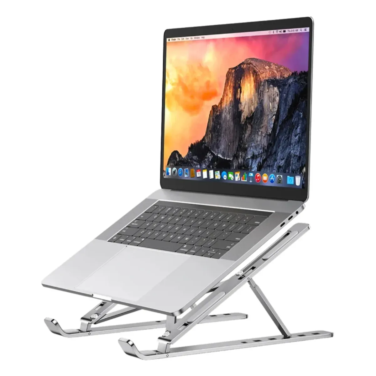 GENERICO - Soporte De Notebook Aluminio Soporte Base Vertical Macbook