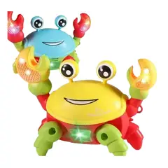 GENERICO - Juguete De Cangrejo Gateando Inducción Música Luz Para Niño