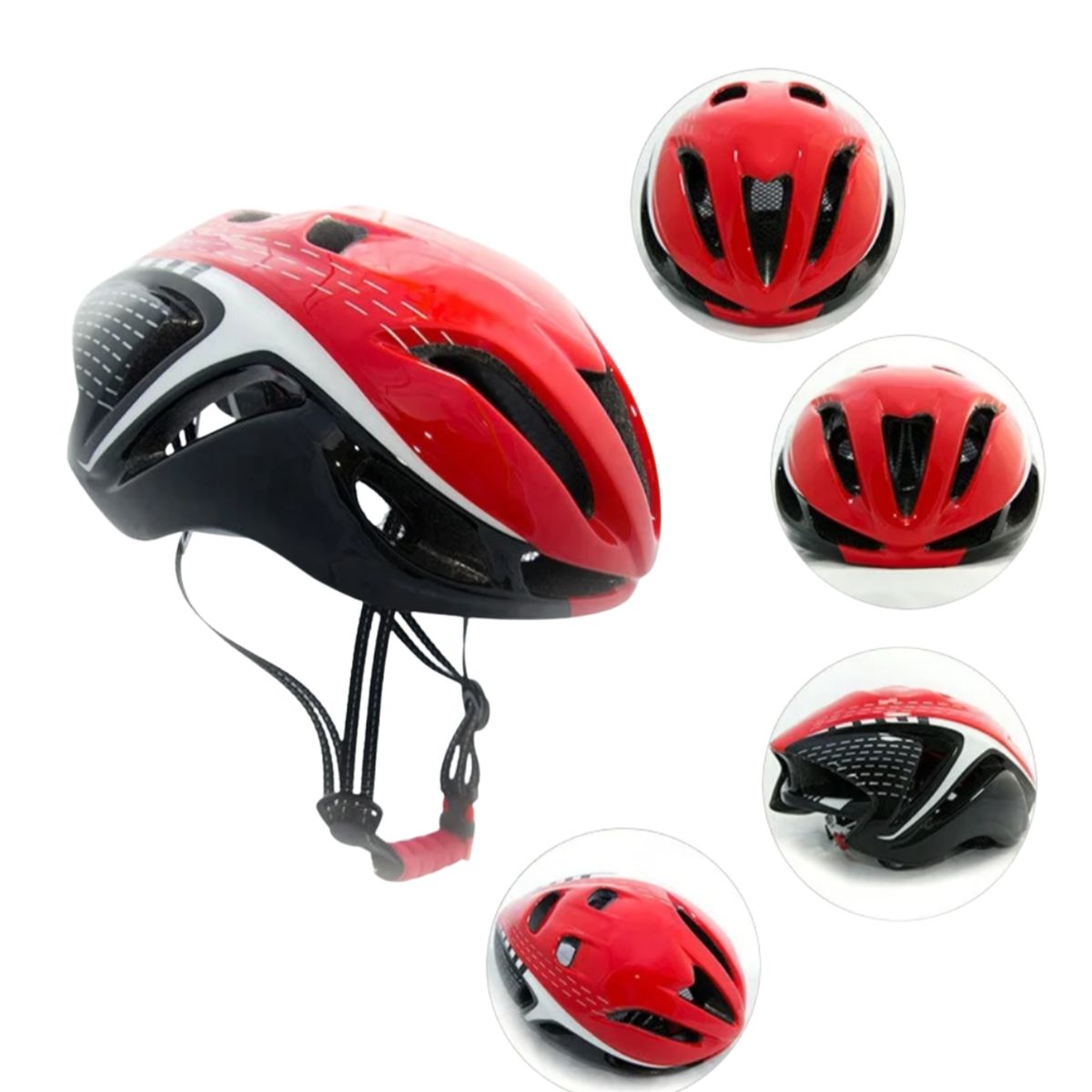 GENERICO - Casco Deportivo Mtb Bicicleta Con Ajuste Y Ventilación R