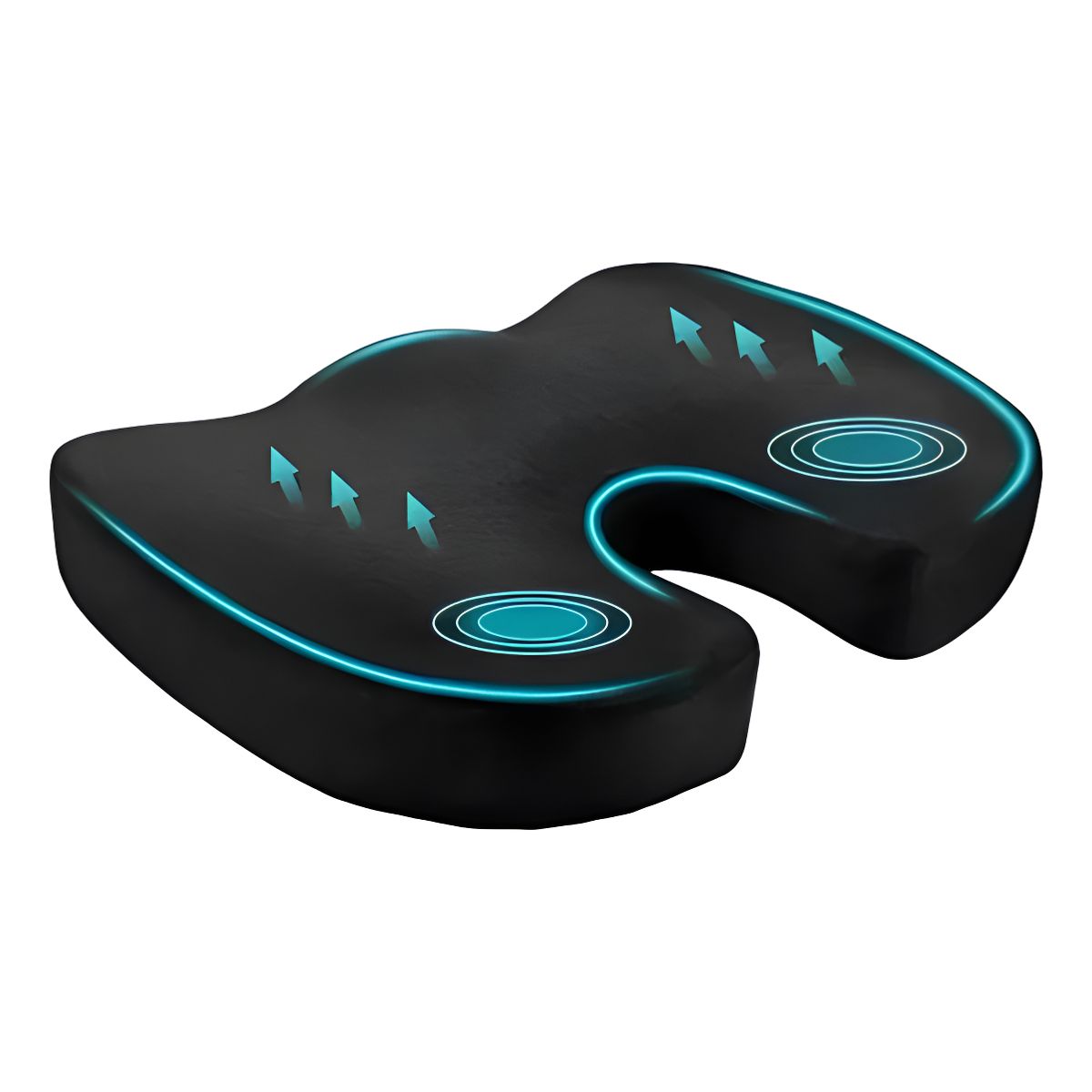 VETECASA - Cojín Coxis Ortopédico Ergonómico Con Memoria Asiento